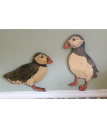 Puffin Pair Wall Plaques Puffin Pair Wall Plaques